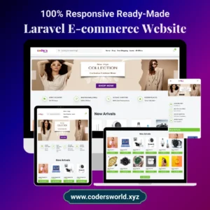 Laravel Ecommerce Website Demo 4 Mockup